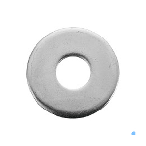Flache runde Zinkscheibe aus Stahl DIN9021 details